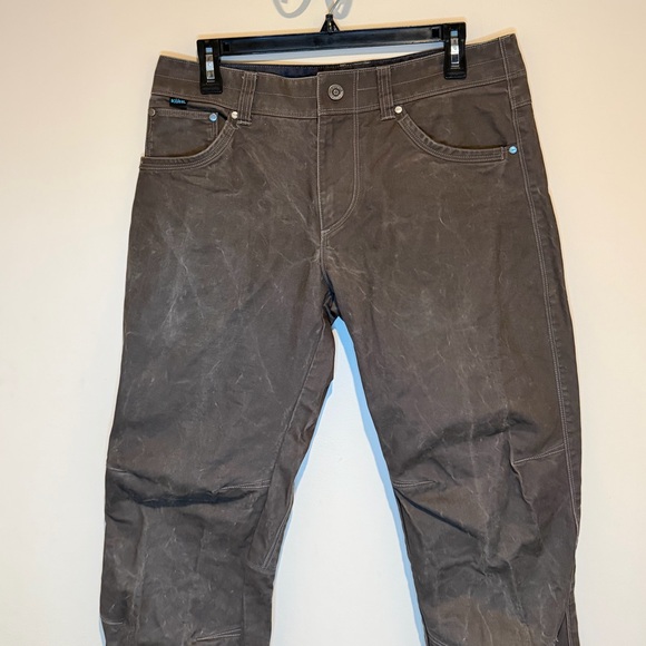 Kuhl Free Rydr Vintage Patina Dye Hiking Pants Outdoor Canvas Brown Men’s 32x32 - Picture 3 of 16